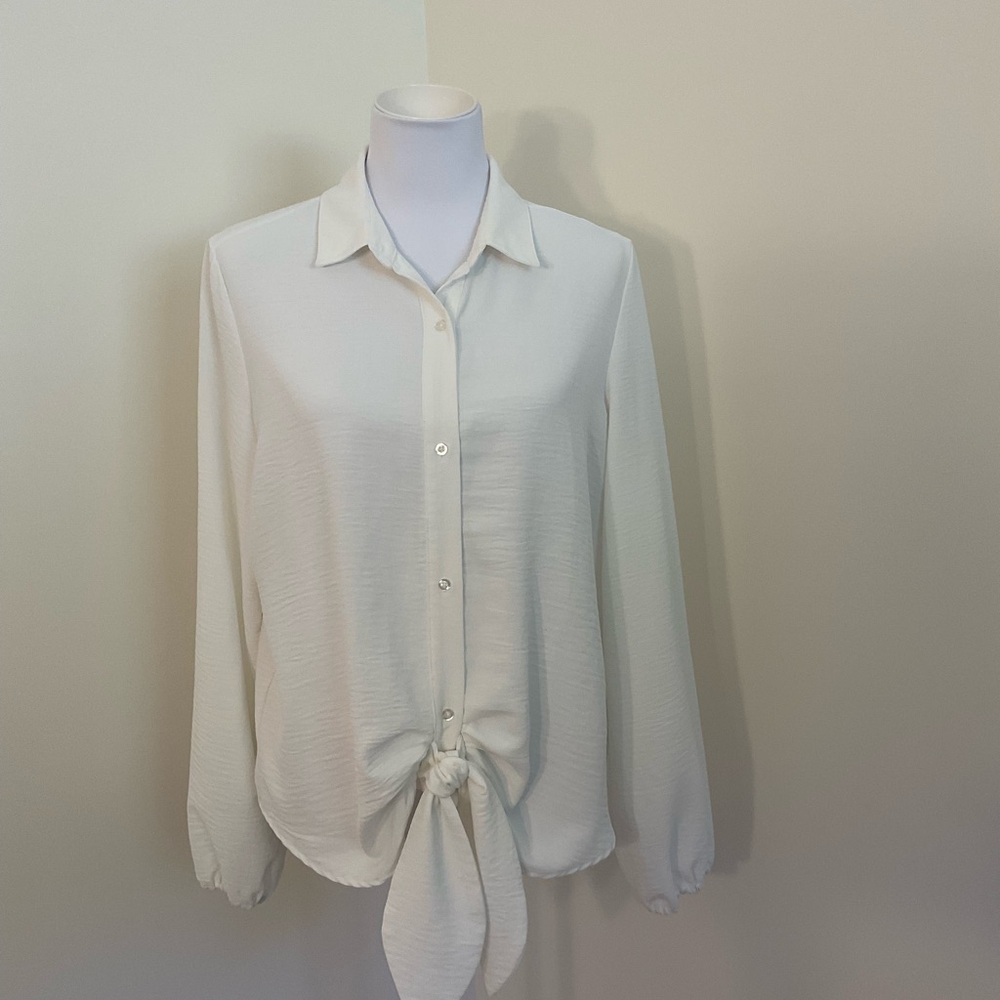 Fred David Ivory Blouse